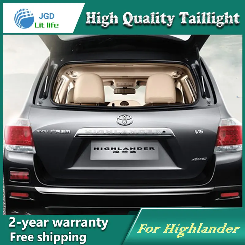 Автомобильный Стайлинг задний фонарь для Toyota Highlander 2009-2011 светодиодный