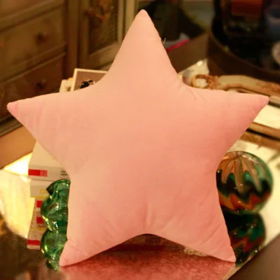 Pink 45x45 см Звездная Подушка плюшевая кукла игрушка подарок задняя Подушка Диван Автомобильная подушка декоративная наволочка для подушки домашний текстиль - Цвет: Pink