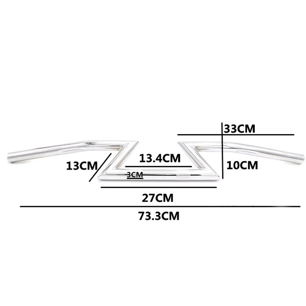 Руль мотоцикла CNC алюминий 7/8 &quot22 мм винтажные мотоботы рукоятка скутер молния