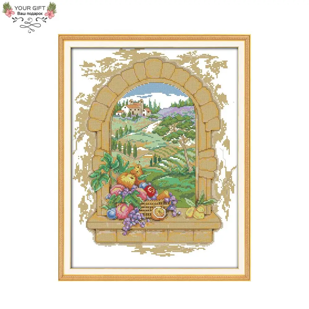 Набор для вышивки крестиком Joy Sunday F674(2) 14CT 11CT|joy sunday|cross stitch kitsembroidery cross |