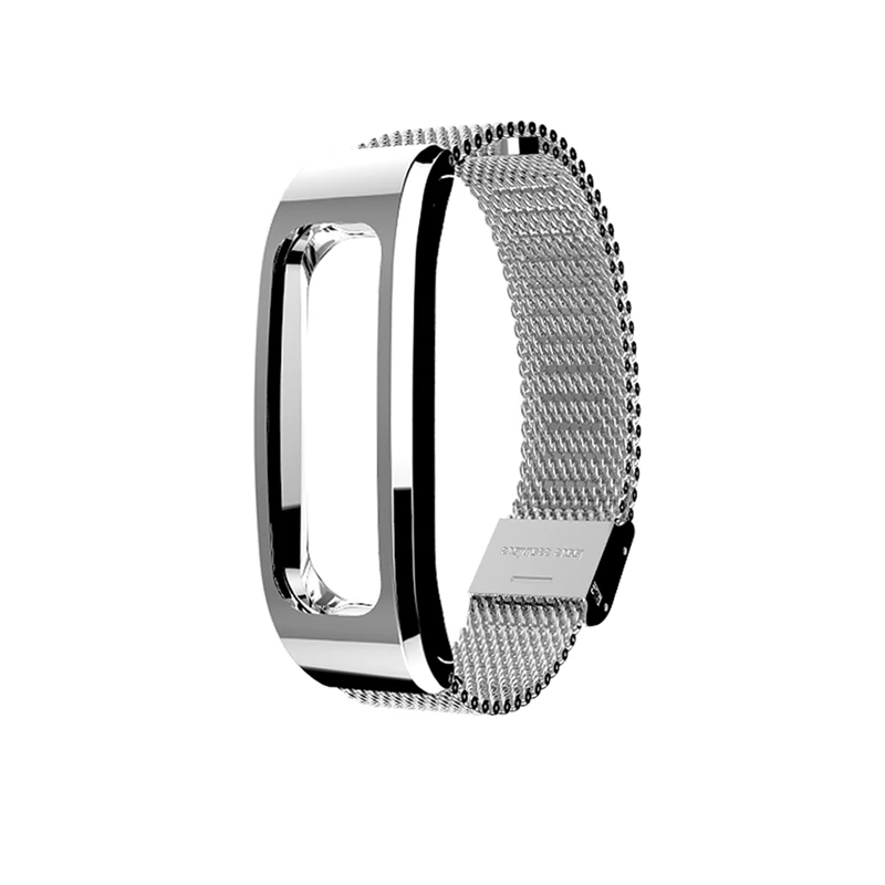 Color 3 Ремень с Магнитный чехол для huawei Honor Band 4 бег Версия смарт-браслет из нержавеющей стали смотреть сменный - Цвет: Color 3