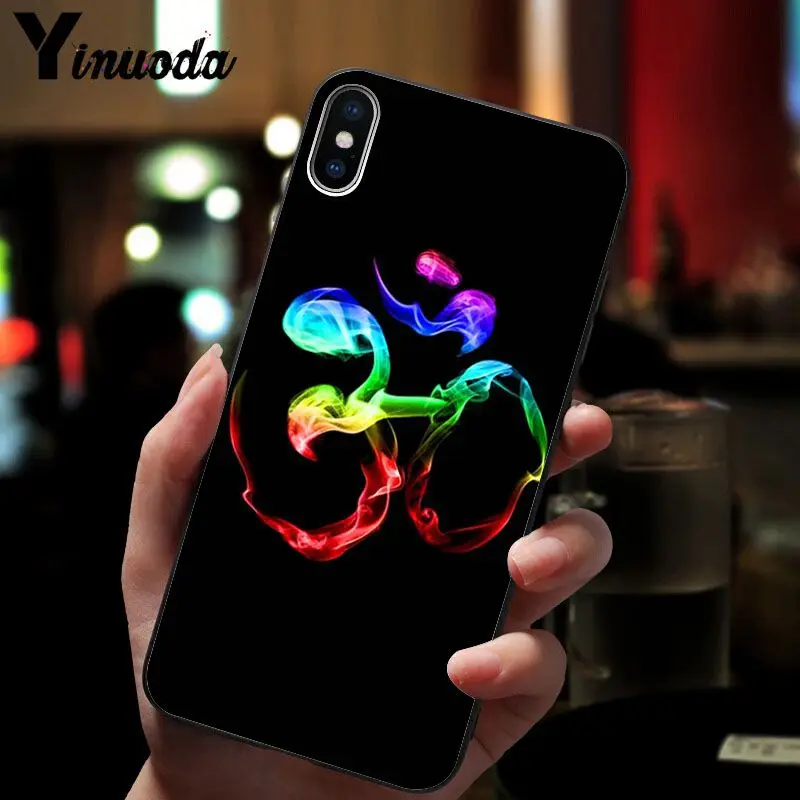 11pro MAX Aum Om Yoga DIY Окрашенные красивые аксессуары для телефонов Чехол Apple iPhone 8 7 6 6S Plus
