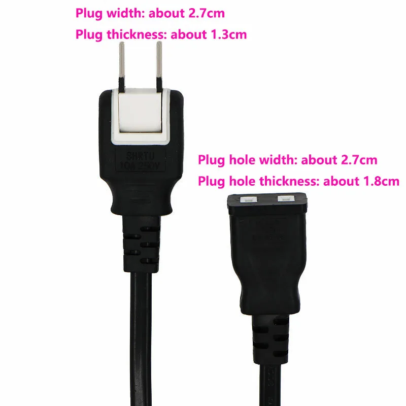 Удлинительный шнур питания с двумя штекерами колено высокой мощности