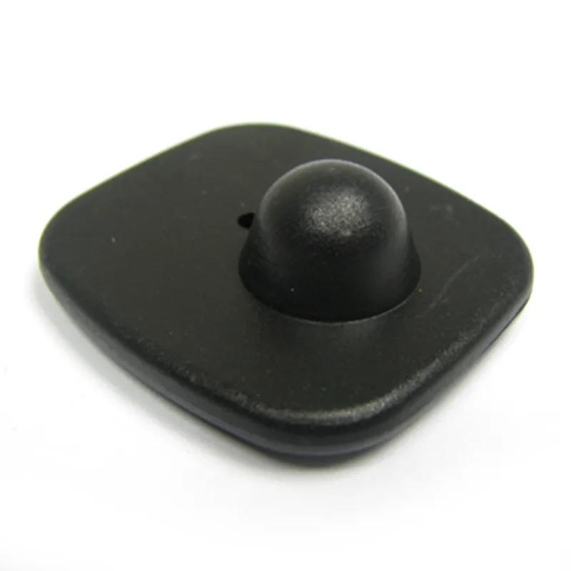 Black color Eas Small square hard tag 46mm*42mm RF Security Label 1000pcs/lot