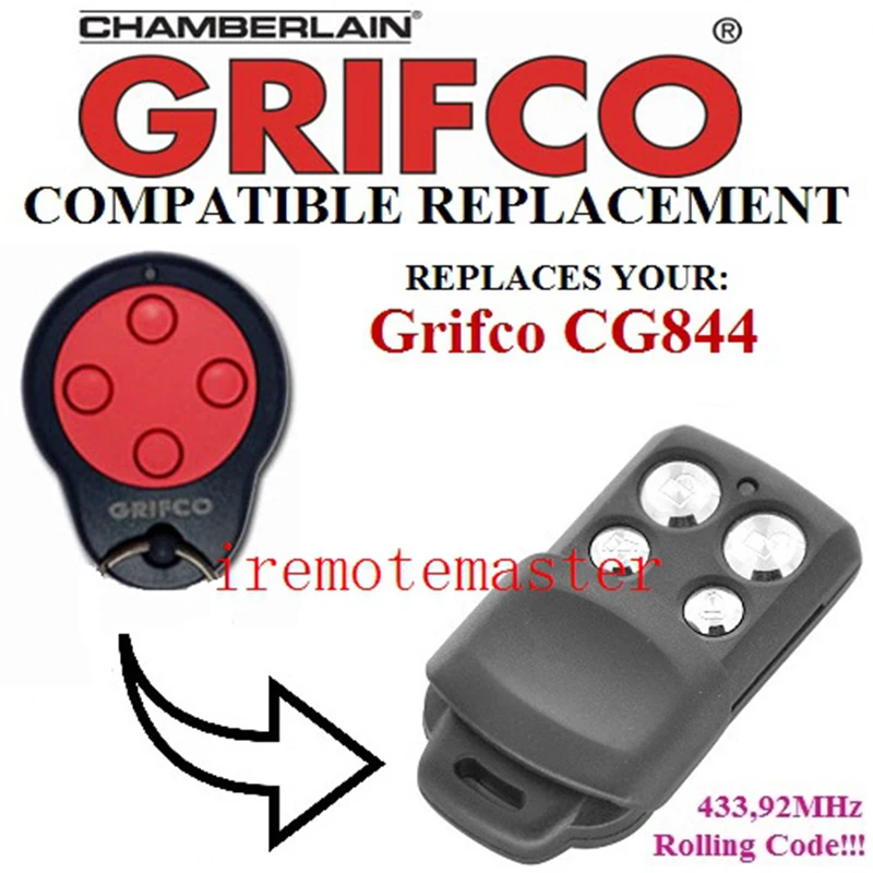 2 шт. для гаражной двери Grifco CG844 очень хорошо|Пульты ДУ| |