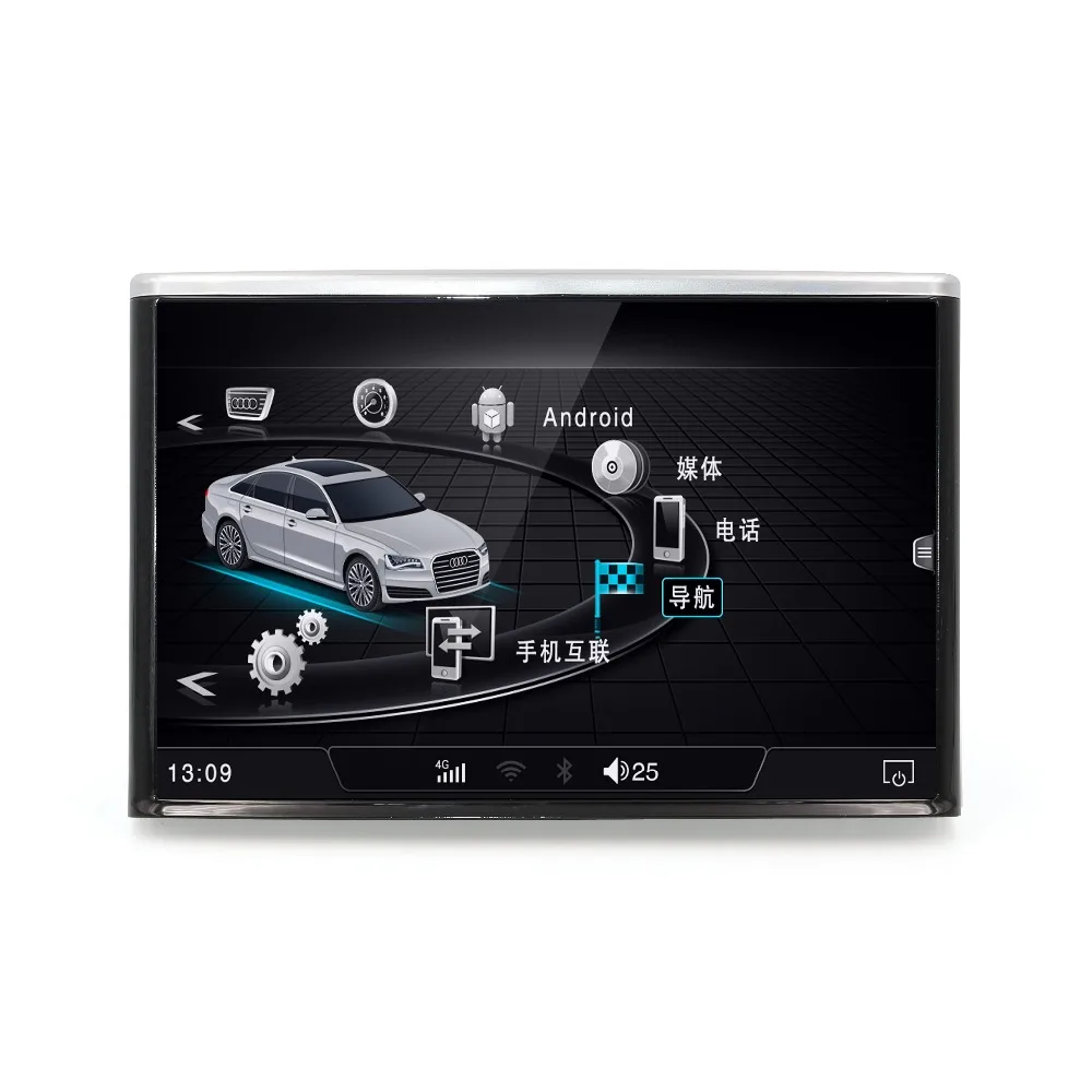 Мультимедийный проигрыватель MERRWAY 2011 2017 8 дюймовый HD дисплей для Audi A8 DVD плеер с Wi Fi