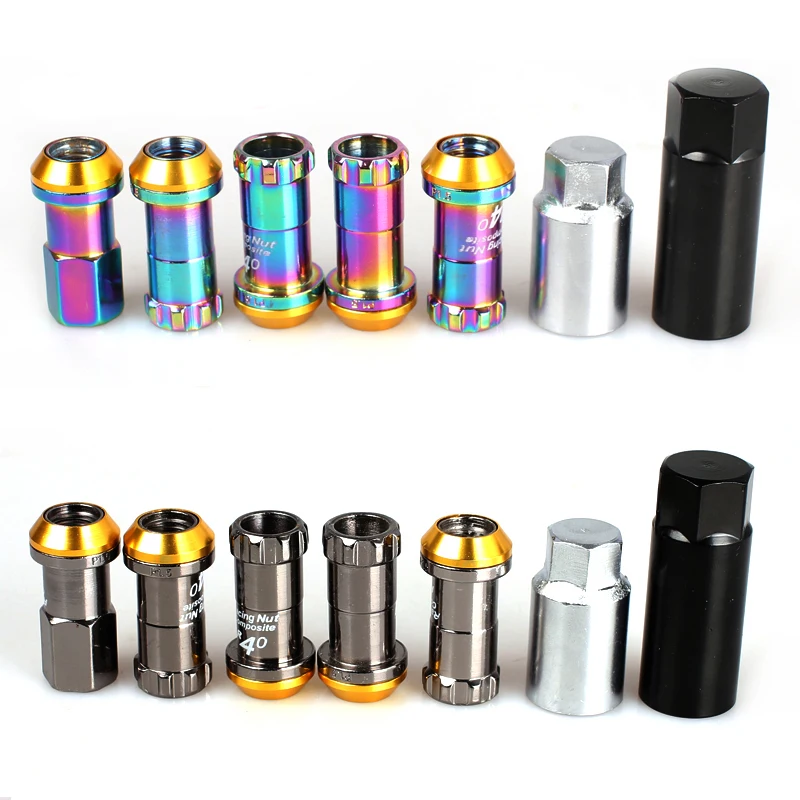 Jqtuning R40 Стиль проект Kics гонки композитный Сталь Anti Theft Racing Wheel орехи автомобиль theft