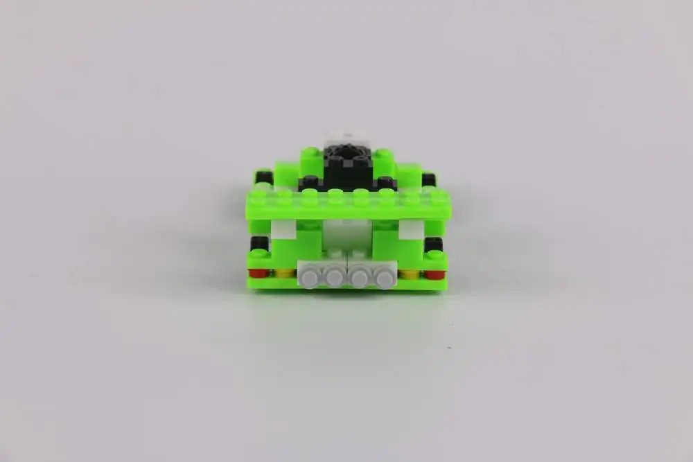 LONGDA Happy High Compatible Alpinia Oxyphylla Building Block Toys Assembling Build Green Woman Racing Go-kart | Игрушки и хобби
