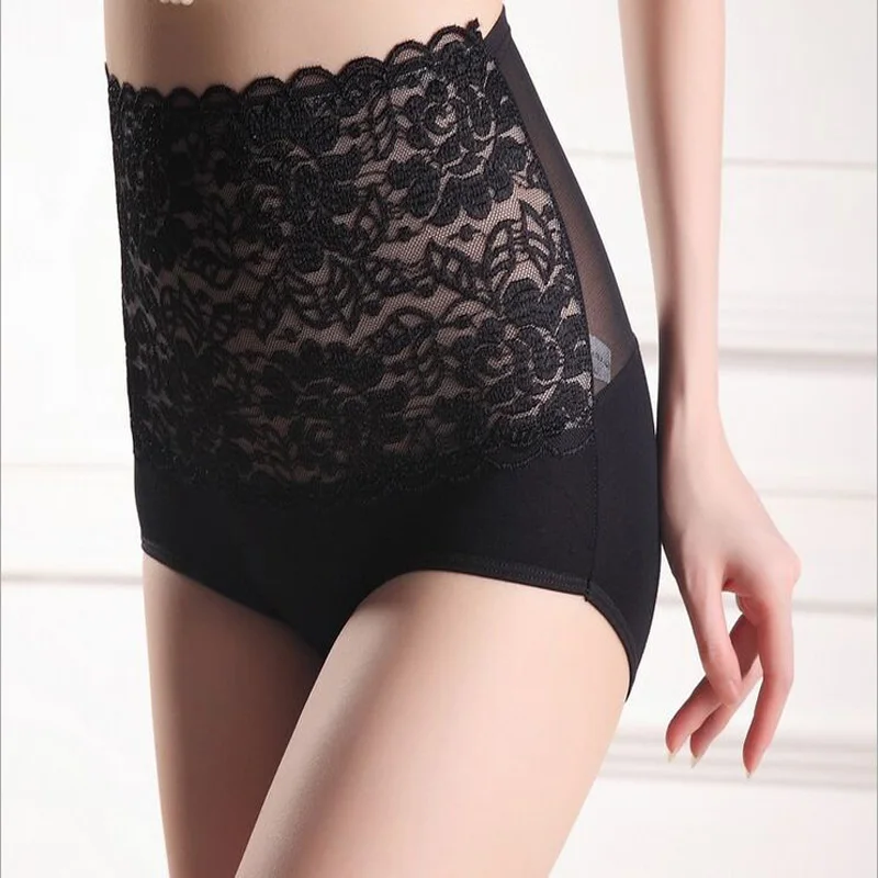 1 шт./лот модное красивое кружевное женское нижнее белье с высокой талией розами