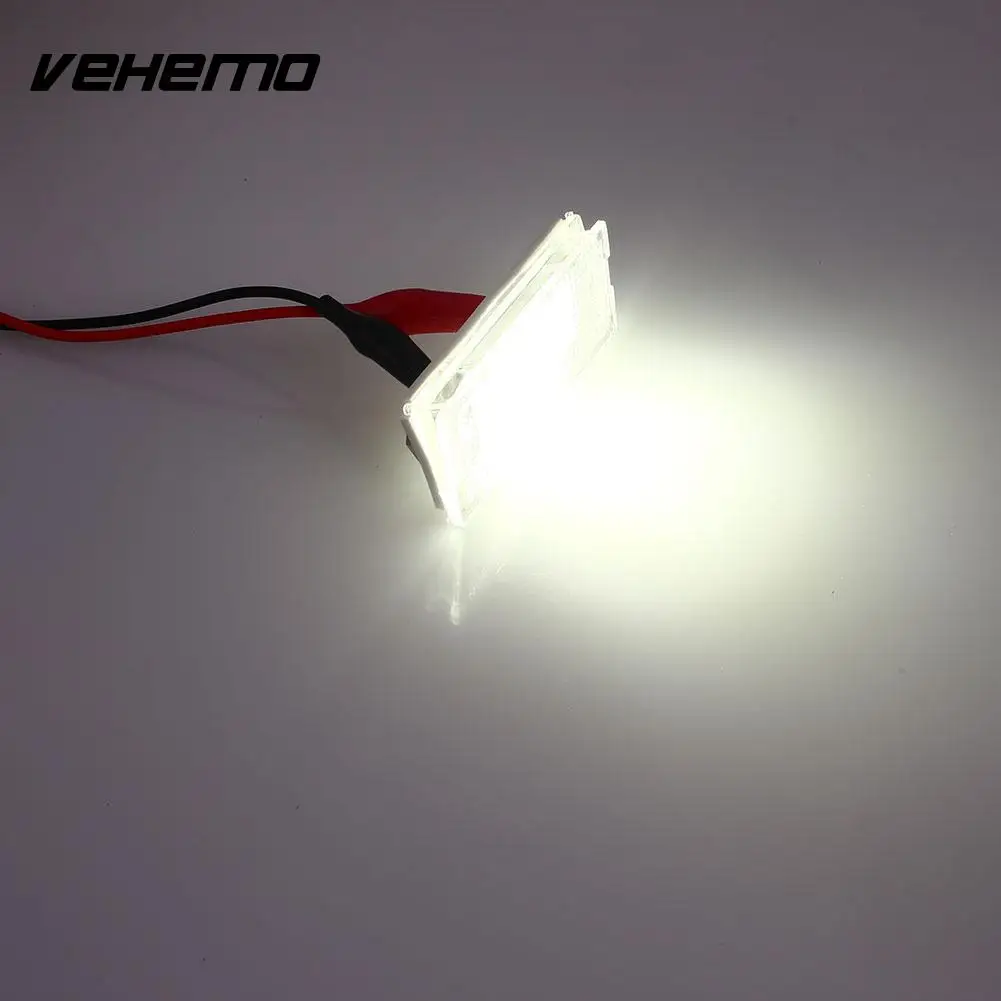 Vehemo 2 шт. DC12V фонарь освещения номерного знака автомобиля Тюнинг светодиодный