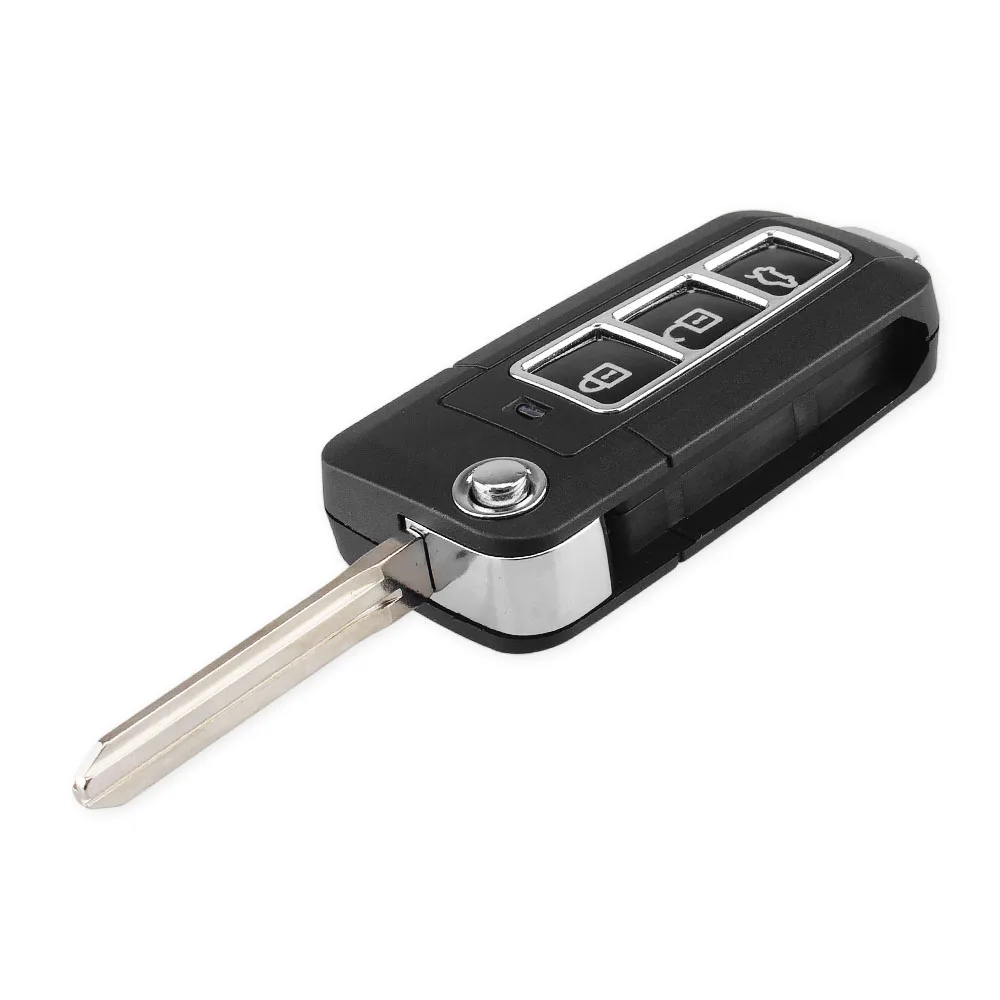 KEYYOU для Toyota Camry Prado Highlander Yaris Vios 2/3 кнопочный чехол ключей Fob модифицированный