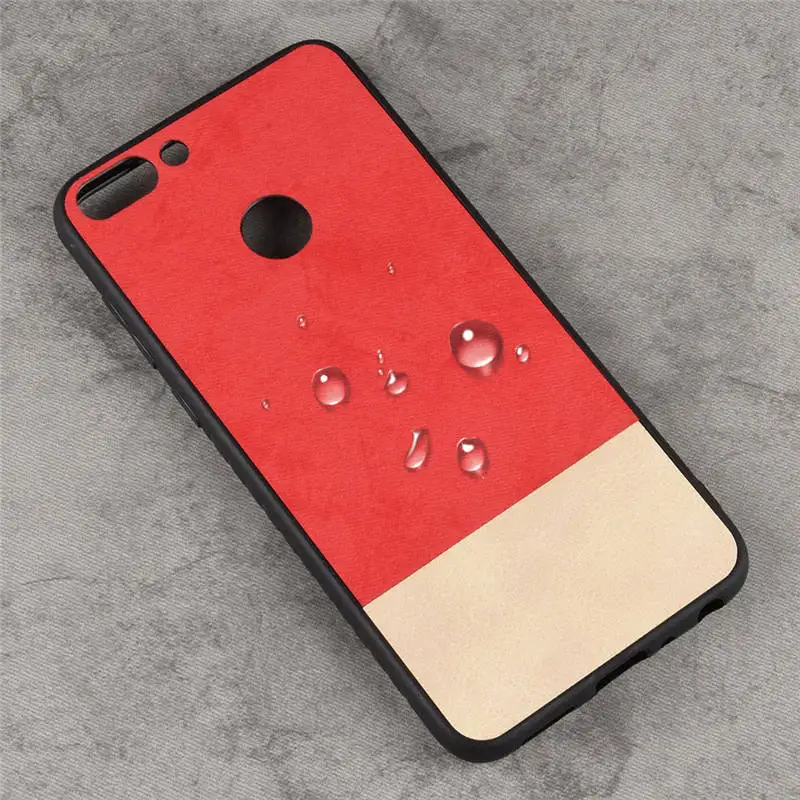 Huawei P Smart Case 5.65 inch 2in1 PU Leather Silicone Hard Back Cover Phone FIG-LX1 FIG-LA1 FIG-LX3 PSmart |