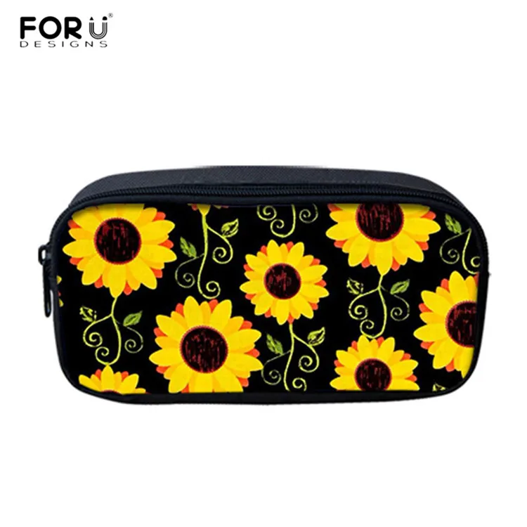 FORUDESIGNS Sunflower Floral 3D Print Fashion School Bags Teen Girls Durable Shoulder Backpacks Laptop Bagpack for Kids Daypacks - Цвет: HXA603K