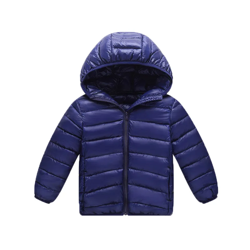 

Winter solid unisex lightweight down jacket children's winter overalls boys and girls winter down jacket