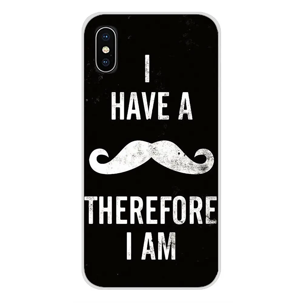 Для Apple iPhone X XR XS MAX 4 4S 5 5S 5C SE 6 6S 7 8 Plus ipod touch Милые Мультяшные аксессуары в виде усов