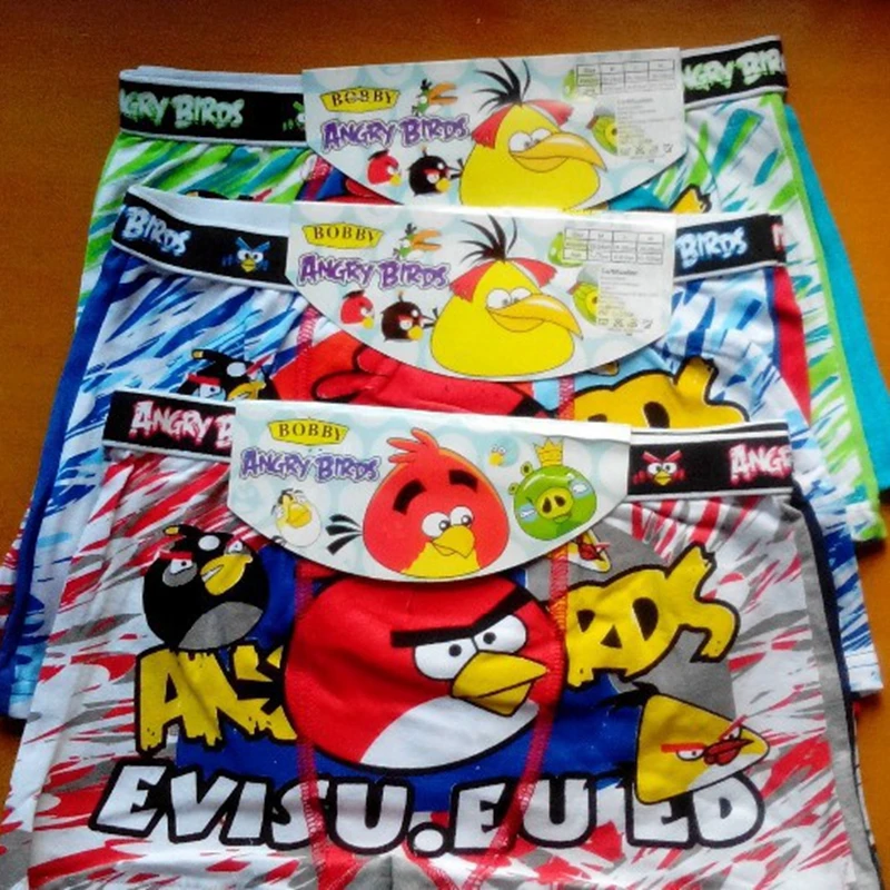 

4pcs/lot 2018 new fashion boys panties male child underwear lovely cartoon boys boxers panties