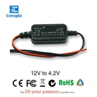 DC-DC автомобильный преобразователь питания DCDC, понижающий 12 В до 4,2 в A, водонепроницаемый модуль управления автомобилем, автоматическая защита от низкого нагрева, размер 43*22*11