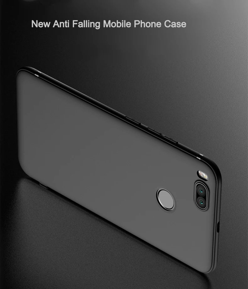 Матовый Мягкий ТПУ чехол для Xiaomi Mi A1 5X ультра-тонкий с защитой от отпечатков