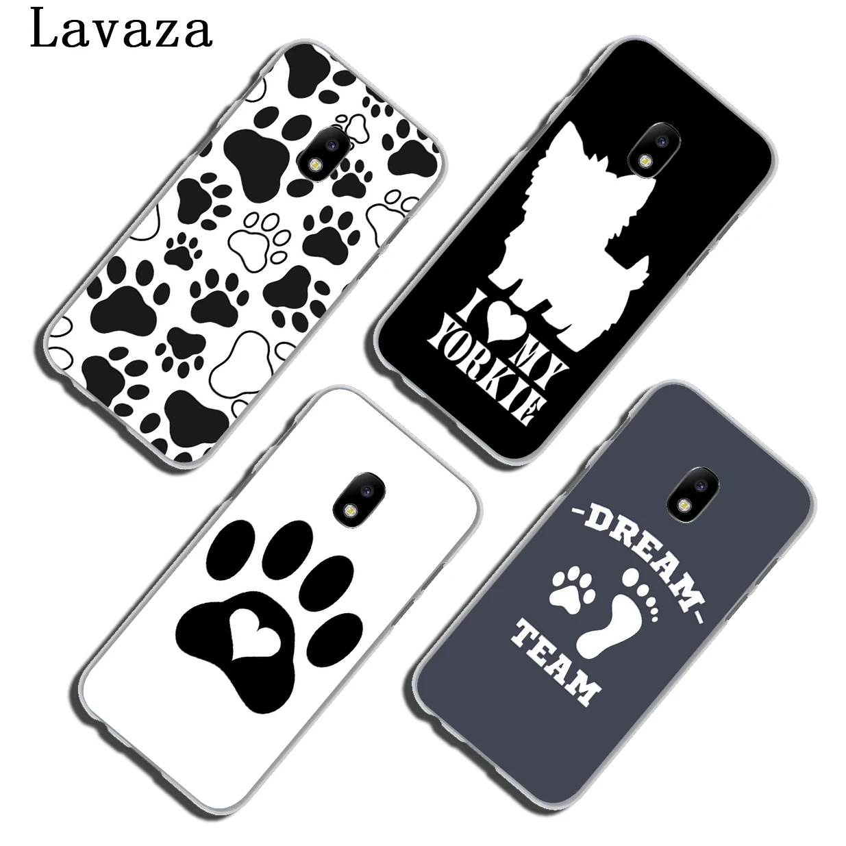 Lavaza собака след Paw Хаски чехол для телефона для samsung Galaxy J8 J7 Duo J6 J5 J4 Plus J2 J3 ЕС и США Prime Крышка