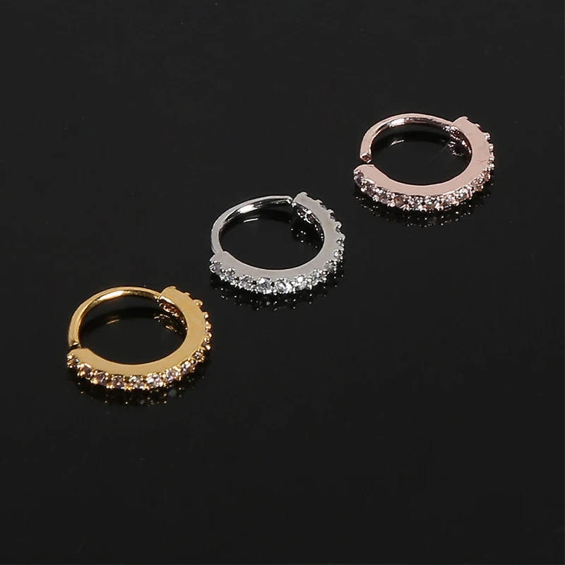 Маленький размер 1 штука настоящая перегородка пирсинг нос уши хрящ спираль