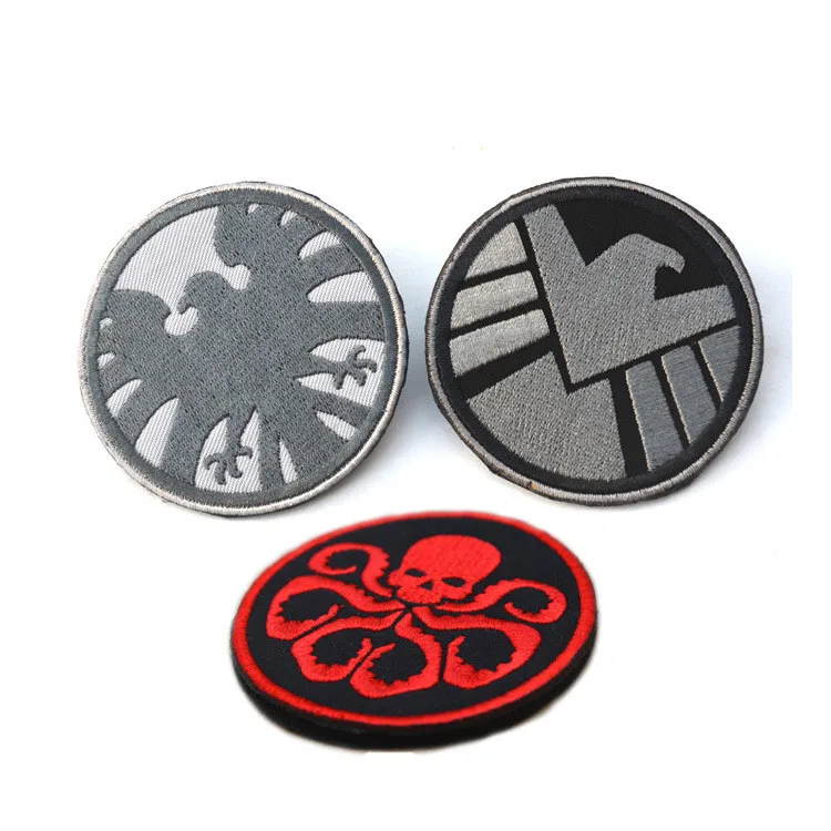Гидра С. h.i.e.l.d. Нашивки с вышивкой логотипа и нижнее белье двусторонняя нашивка