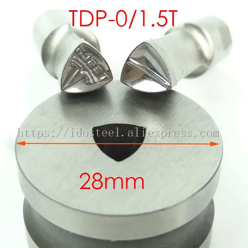 TDP-0-1.5T TS 7,16x7,65 мм таблетка молока штамповка 3D пресс-форма конфеты штамповка Пользовательский логотип кальция планшет Пробивка - Цвет: TDP-0-1.5T