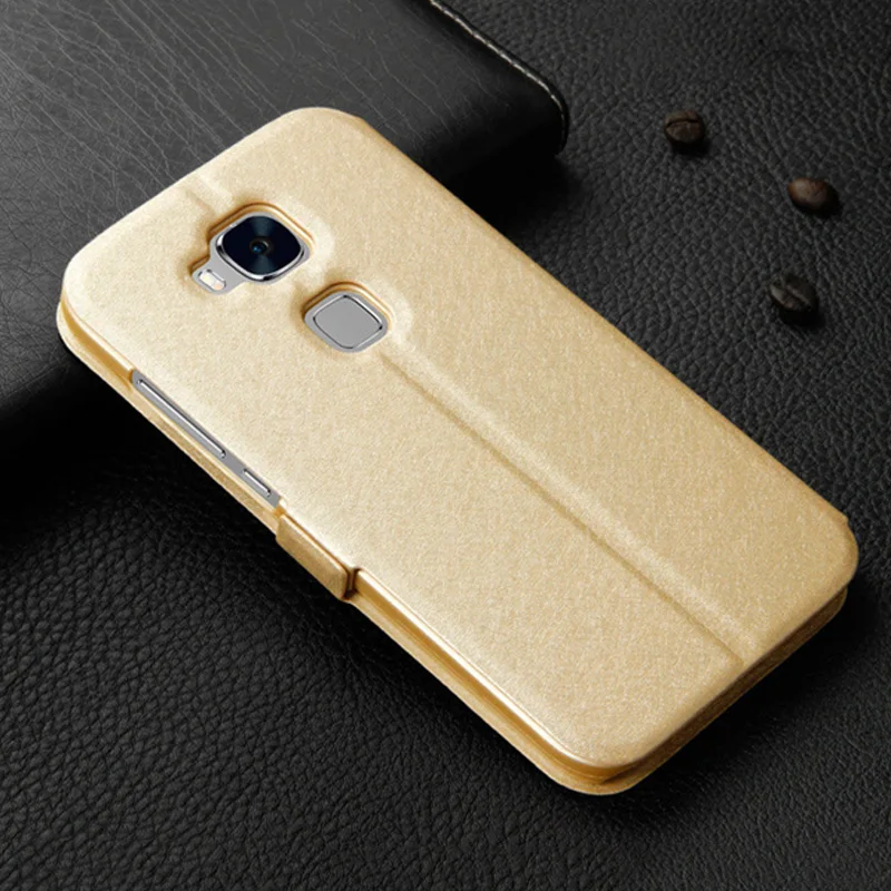 Чехол для Huawei Honor 6A чехол с быстрым ответом открывающимся окошком откидной