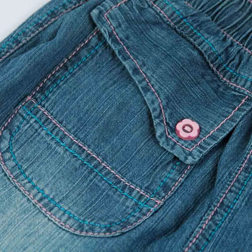 Джинсы для девочек 12 месяцев-5 лет джинсы с вышивкой брюки детей ясельного