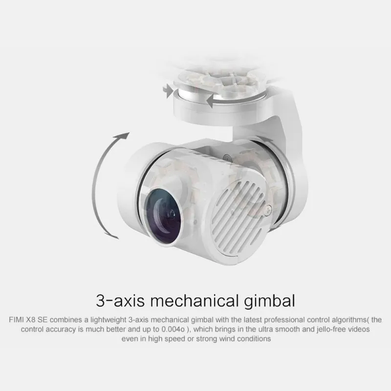 Для Xiaomi FIMI X8 SE 5KM FPV с 3 осевым шарниром 4K камера GPS RC маленький складной пульт