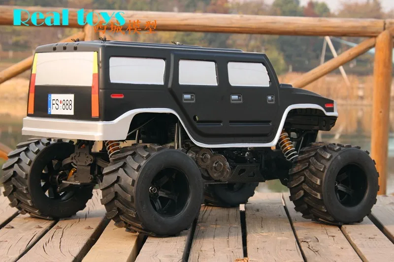RealTS FS Racing 1/4 масштаб 4X4 35CC газ монстр грузовик Дистанционное управление автомобиль RC с радиопередатчик RTR