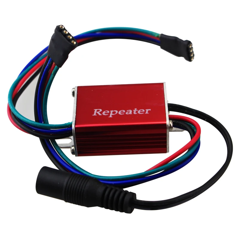 6 штук упак. водонепроницаемый 5 в 12 В 24 12А led rgb reapeater усилитель сигнала пластик +