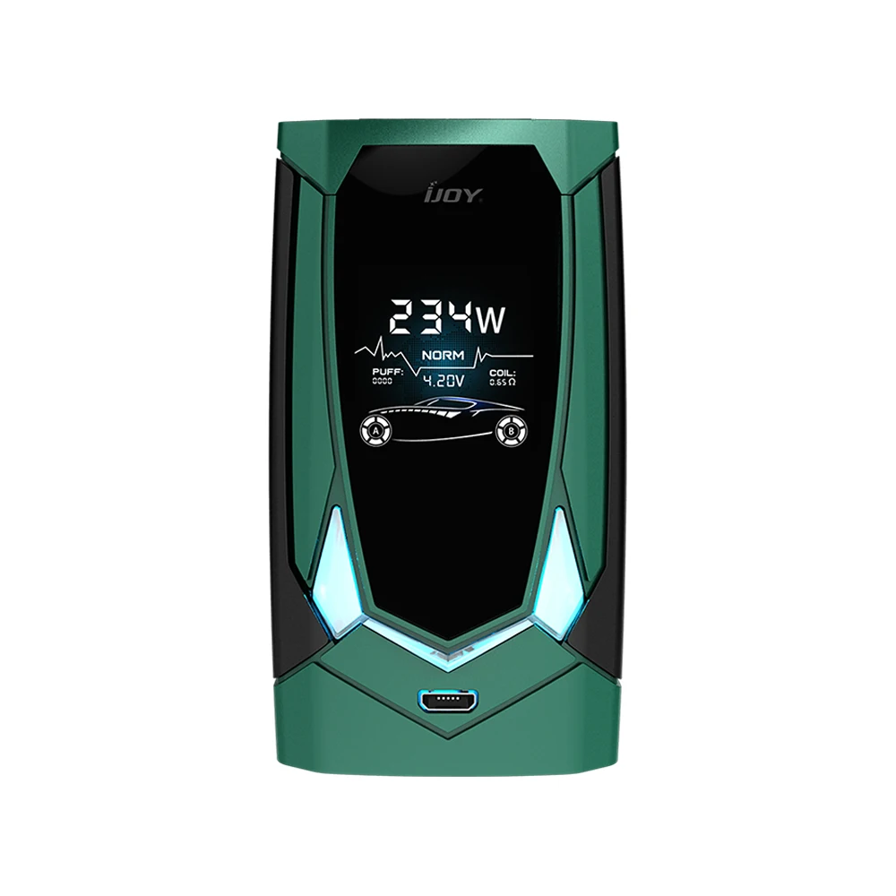 Новейший IJOY Мститель 270 коробка мод 234 Вт Голосовое управление TC мощный Выход для