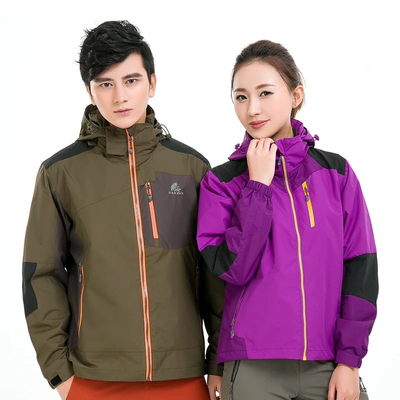 2016 Открытый Куртка Мужчины И Женщины Кардиган Сгущает Теплый Флис Ветровка С