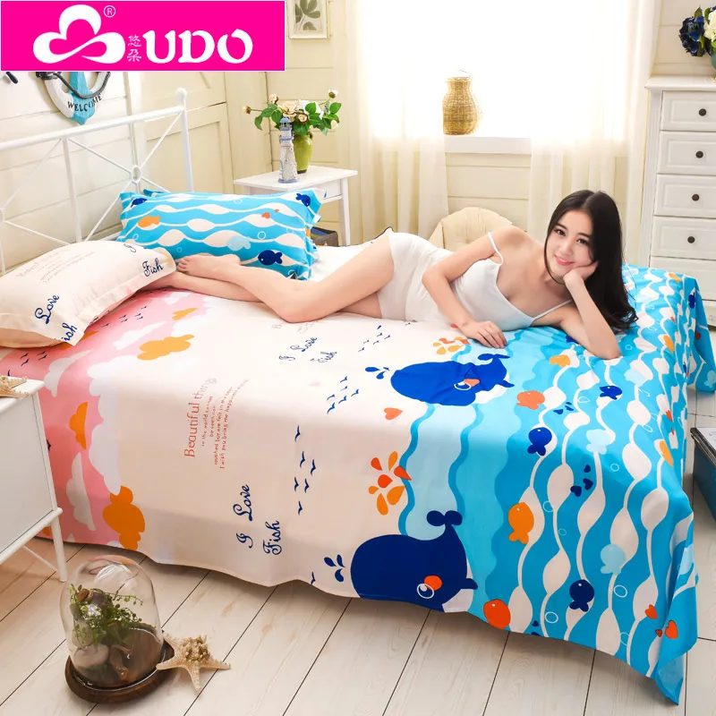 Домашний Текстиль Хлопок Плоский Лист Постельное Белье Простыня Постельные