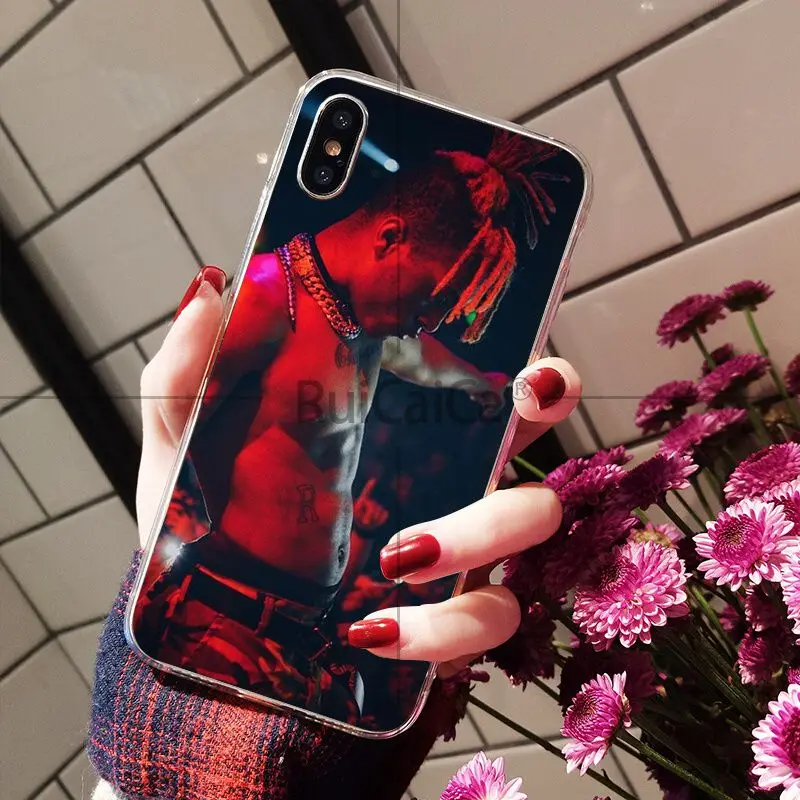 Ruicaica Рэппер XXXTentacion умный чехол прозрачный мягкий для iPhone X XS MAX 6 6s 7 7plus 8 8Plus 5 5S SE XR |