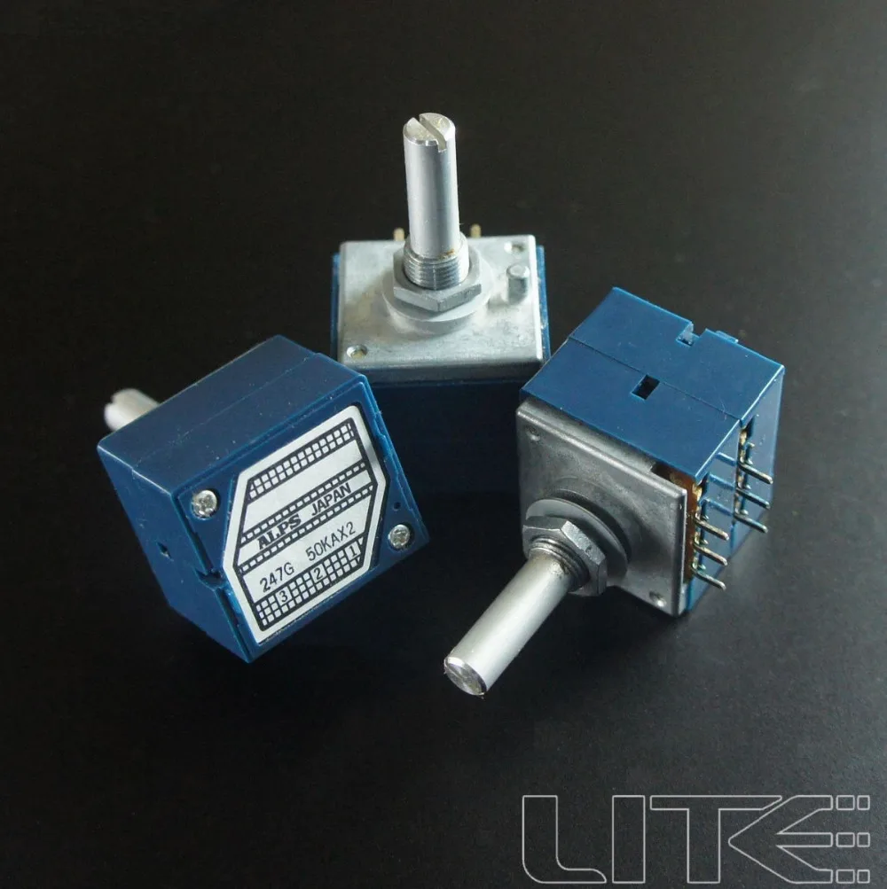1 шт. 27 видов потенциометр Япония ALPS громкости 2x50K|potentiometer volume|potentiometer alpspotentiometer types