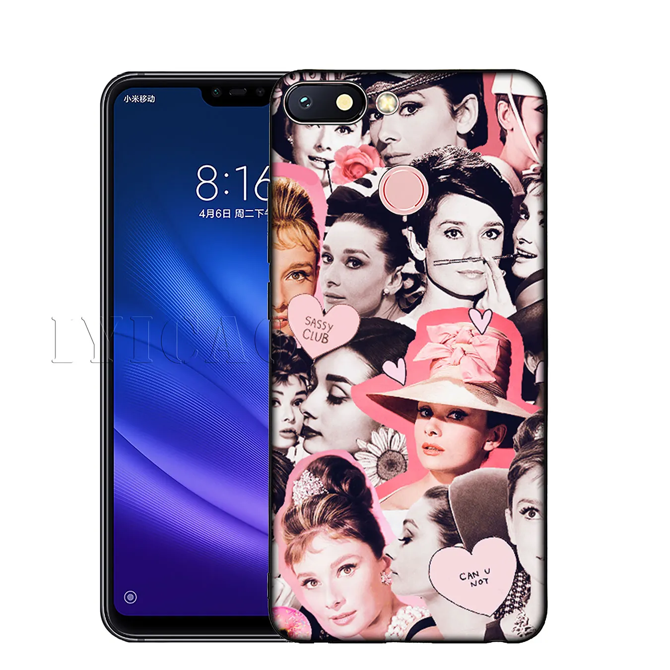 IYICAO Одри Хепберн Мягкий силиконовый чехол для телефона Xiaomi Mi 10 9 9T CC9 CC9E 8 SE A3 Pro A1 A2