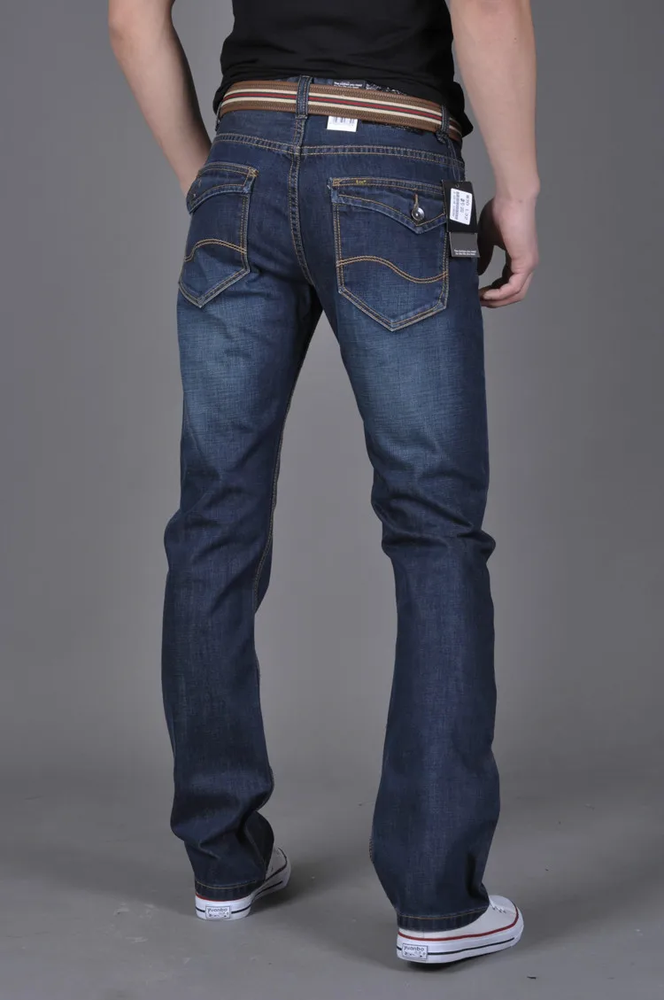 Free Shipping Bikers Jeans Blue Color Mens Fashion Brand Designer Men Retail Available | Мужская одежда