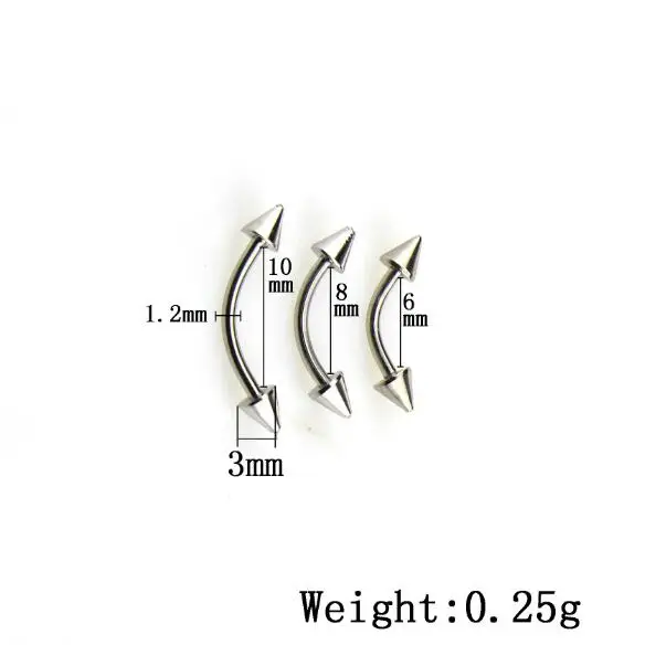 4 Color Eyebrow Surgical Steel Body Piercing Jewelry Never Fades Navel Lip Ear Septum Cartilage | Украшения и аксессуары