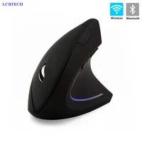 2019 new vertical bluetooth battery version mouse 2 4g office computer wireless hot selling ergonomic mouse for pc laptop