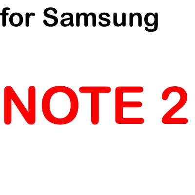 10 pcstemperedglassfor samsung Galaxy S2S3MINIS4 защитная пленка высокой прозрачности Экран протектор для samsung обратите внимание на возраст 2, 3, 4, 5, S5S6 S7 защитная пленка - Цвет: note2