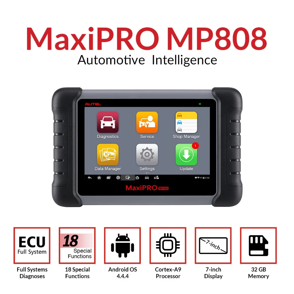 Инструмент диагностический Autel MaxiPRO MP808 OBD2 OE уровень PK AP200 MK808 MK808TS|Анализатор