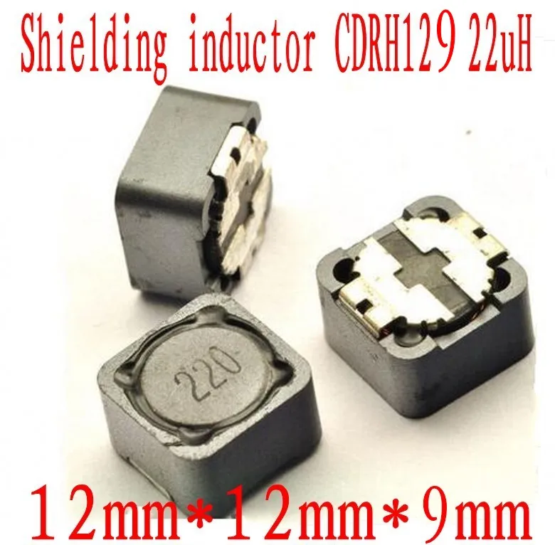 500 шт./лот индуктор 12*12*9 22UH SMT SMD патч экранирующие Силовые индукторы CDRH129 22uh CDRH129R SMD Силовые индукторы