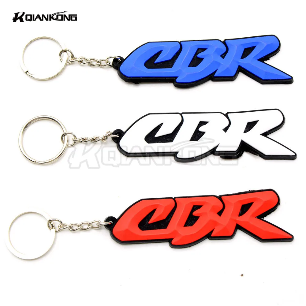 R QIANKONG 3D аксессуары для мотоциклов брелок резиновая цепочка ключей Honda CBR250 cbr600 f2 f3