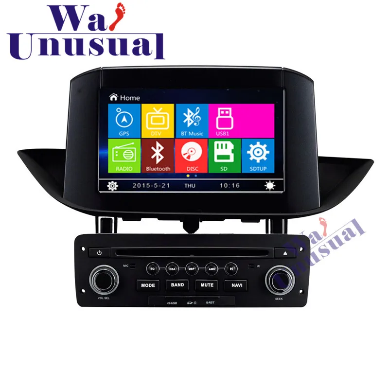 

WANUSUAL 8 Inch Professional Wince Car Entertainment System GPS Navigation For Peugeot 308 2012 2013 2014 2015 2016 2017 8GB Map