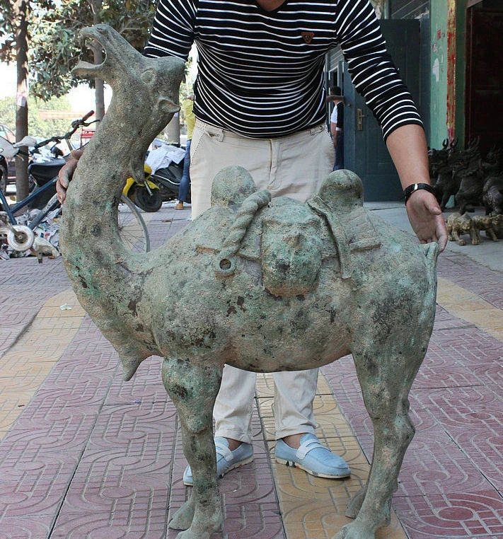 41 &quotОгромный Китайский Династии Долголетия Бронзовая Королевский Корабль