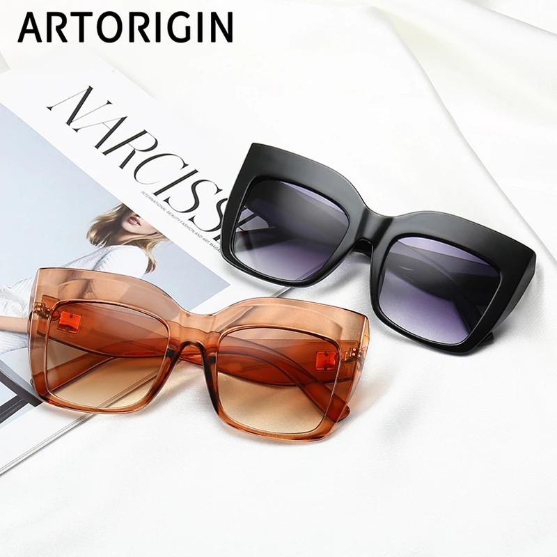 

Oversize Square Sunglasses 2019 Brand Designer Sun Glasses for Women Retro Bold Quailty Fashion Shades Female