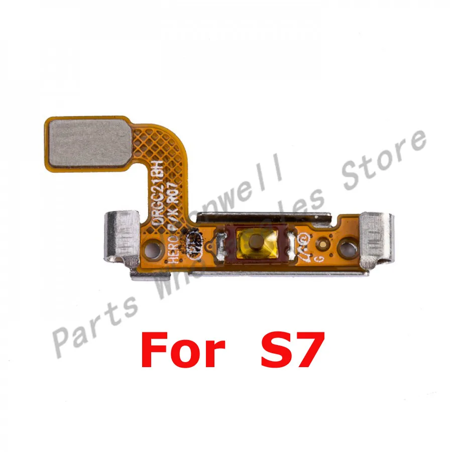 Для Sam S7 G930A G930P G930T G930V кнопка включения и выключения питания гибкий кабель сменная