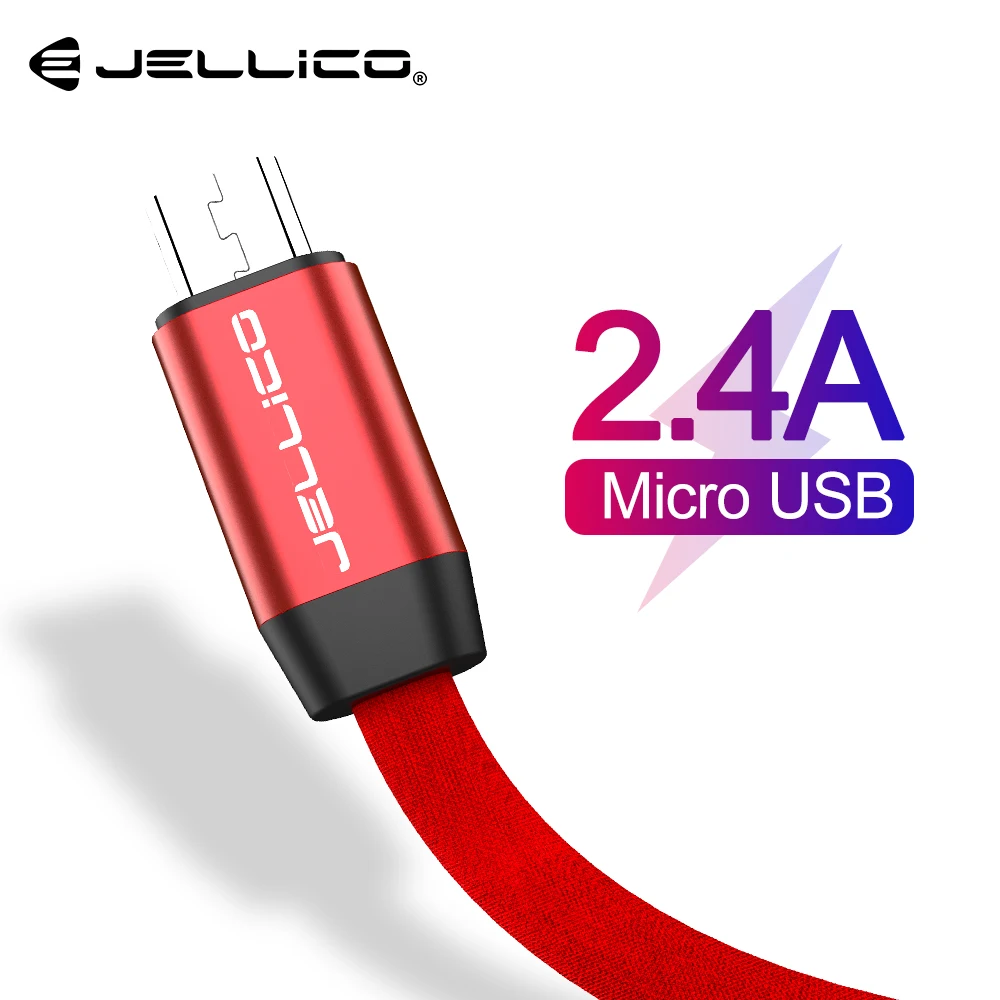 Кабель Micro USB Jellico 2 4 А кабель для быстрой зарядки и синхронизации данных Samsung Huawei