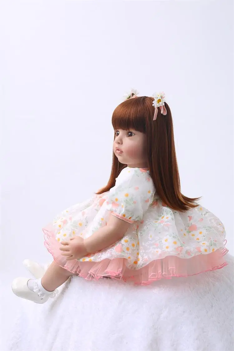 Кукла NPK baby reborn силиконовые куклы реалистичные для детей игрушки 24 дюйма 60 см